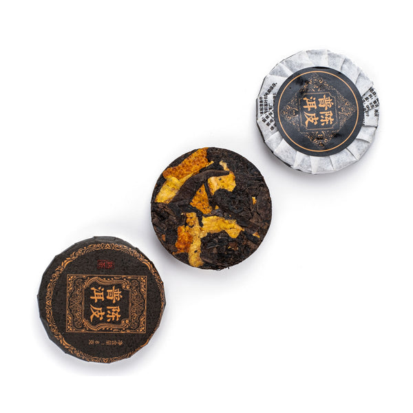 Tangerine Zest Shu Puerh Tea Mini Cake (2023 year)