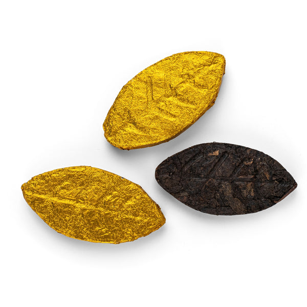 Golden Leaf Compressed Shu Puerh Tea